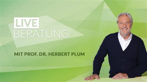 Online Liveberatung mit Prof. Dr. Herbert Plum  .